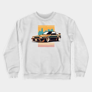 80s Japan Retro Drift Car Crewneck Sweatshirt